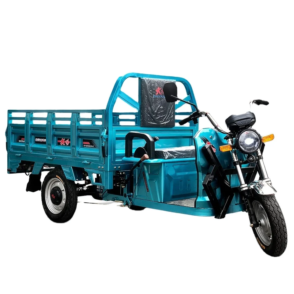 China Factory Dayang Wholesale Prispôsobené 72 V 1000W Elektrická trojkolka pre dospelých vysokokvalitných elektrických nákladných bicyklov.