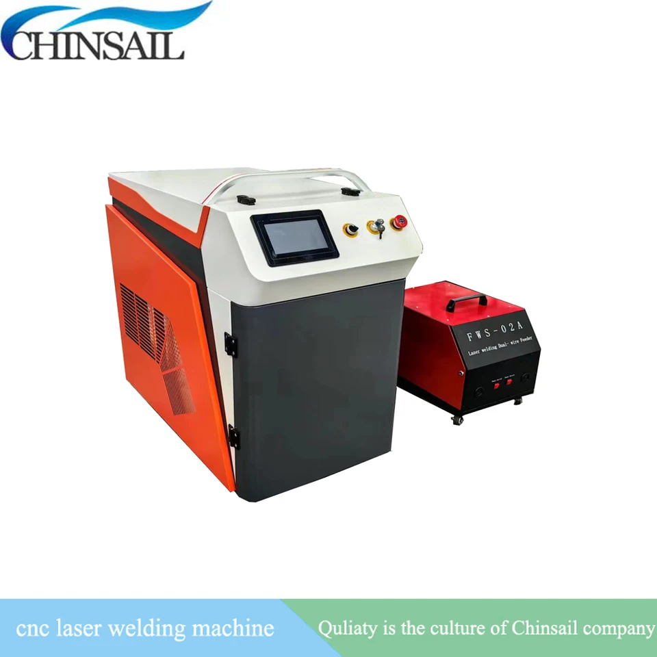 Chinsail 3 v 1 laserom zváraní stroj CNC čistiaci stroj na kovový laser laser Cutter 1,5 kW 2KW 3KW