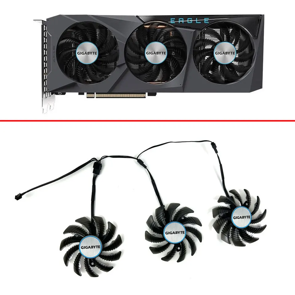 Chladiaci ventilátor 78 mm pre gigabyte GeForce RTX 3060 3070 Gaming RTX 3060TI 3070ti Ti Eagle Fanúšikov