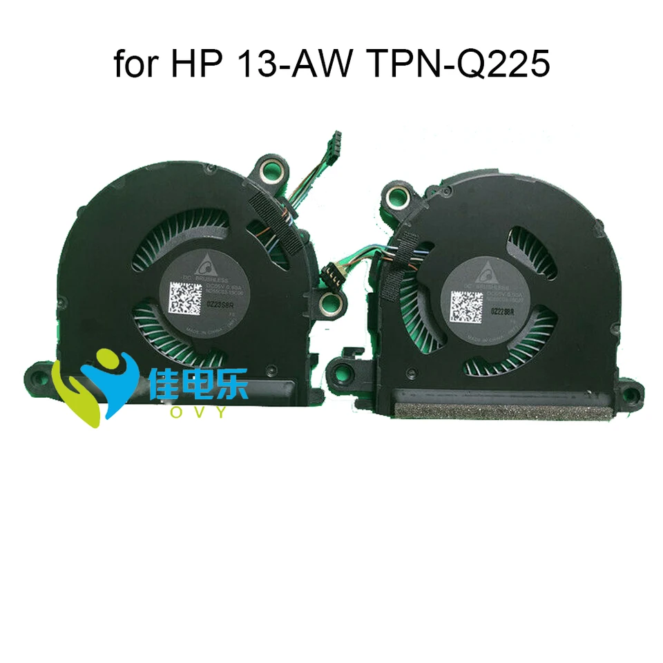 Chladiaci ventilátor CPU GPU pre notebook pre HP Specter X360 13-AW AW0091NA 13-AW2042TU TPN-Q225 ND55C03 19C06 19C07