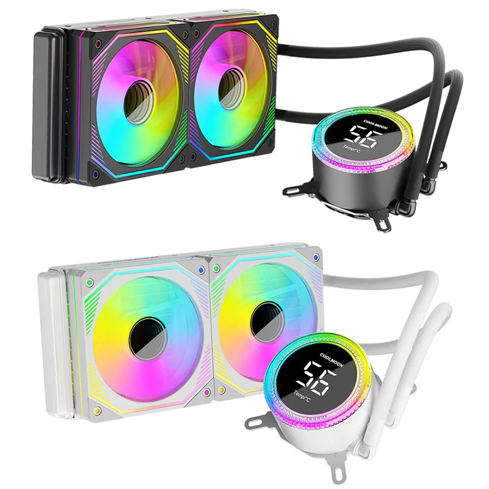 Chladič CPU Cooling 120 mm ARGB a PWM Vodný chladič CPU AIO pre Intel AMD pre Intel LGA 115X/1200/1366/1700/1011/2066