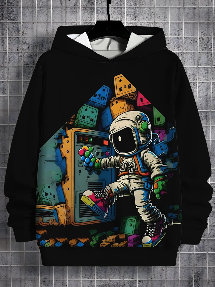 Chlapci detské oblečenie dievča Funny astronaut detské mikina pre deti dievčenské oblečenie dievčat jesenné oblečenie mikiny Teen