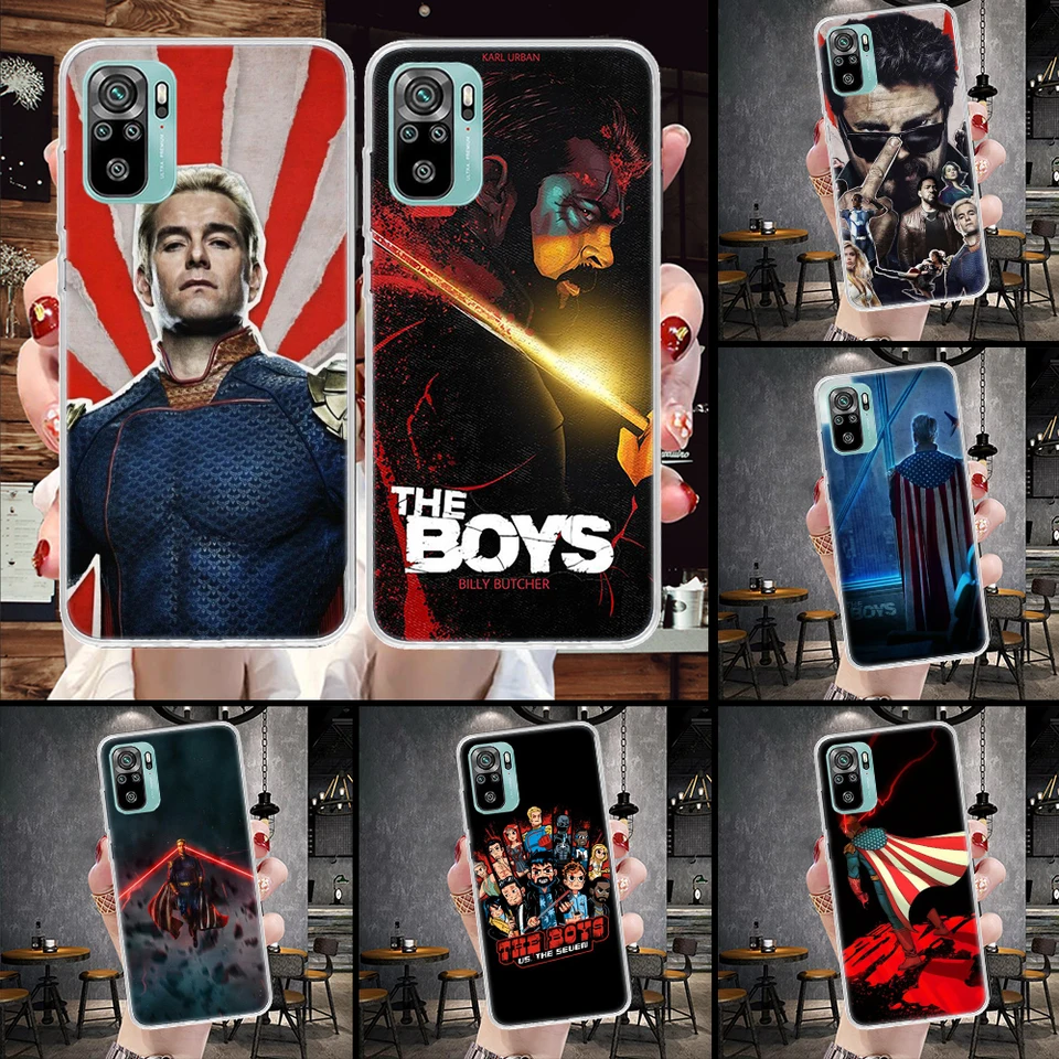 Chlapci Homelander TV Soft Soft Pase pre Xiaomi Redmi 9a 9C 9T 10A 10C 12 12C 10 9 10x 8a 8a 7a 7 6a 6 Pro K40 K20 K30 Cover