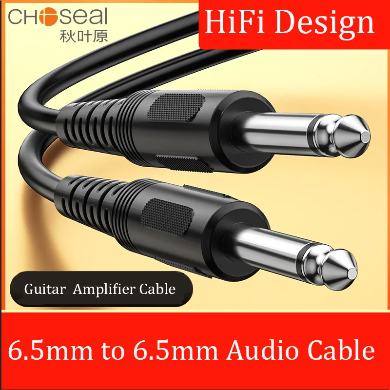 Choseal 6,5 mm Jack Audio Cable 6.35 Jack Male to samec Aux kábel pre stereofónny gitarový mixér Zosilňovač reproduktor kábla