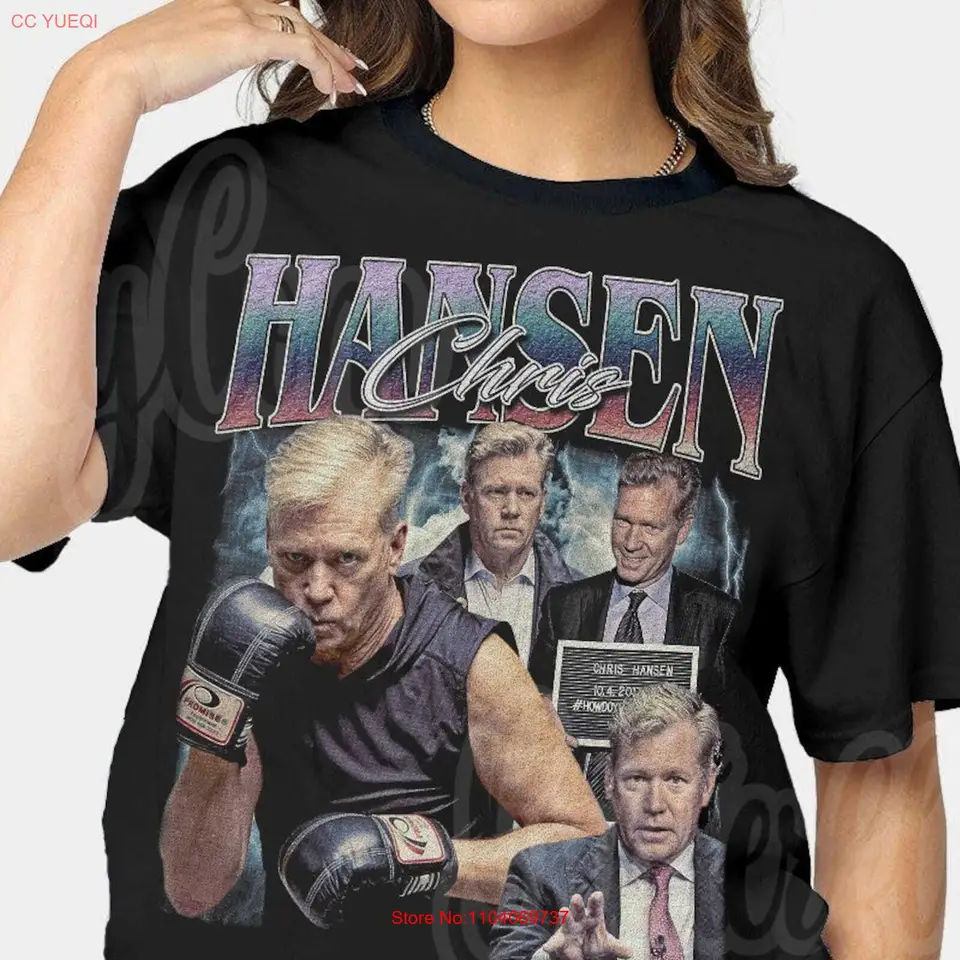 Chris Hansen vintage unisex košele, Vintage Chris Hansen tričko pre neho a