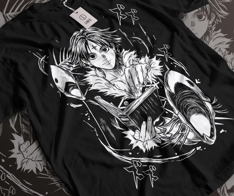 Chrollo Lucilfer T-Shirt Hunter x Hunter Hxh Anime Graphic Tee All Velf