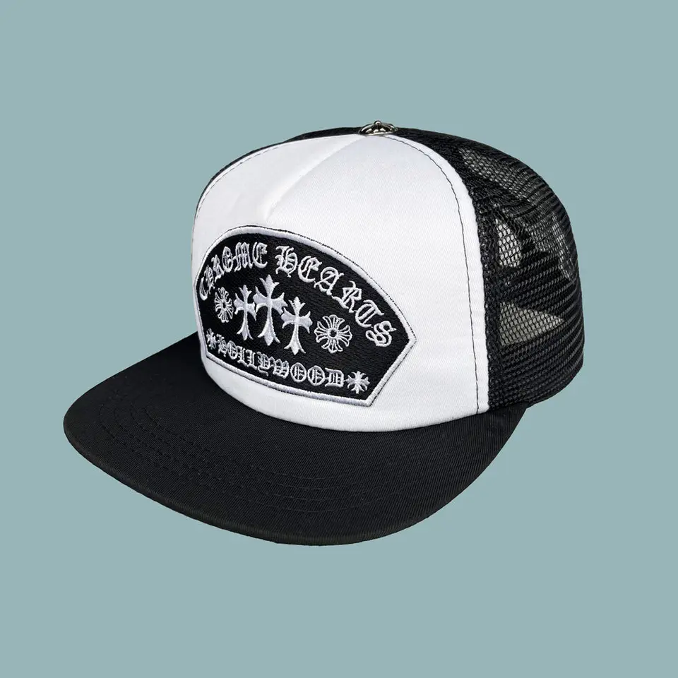 Chrome Hearts 2025 Nové pánske a dámske a dámske rovnaké štýl ploché brimmed klobúk v štýle vonkajšieho športu Dome Baseball Hat