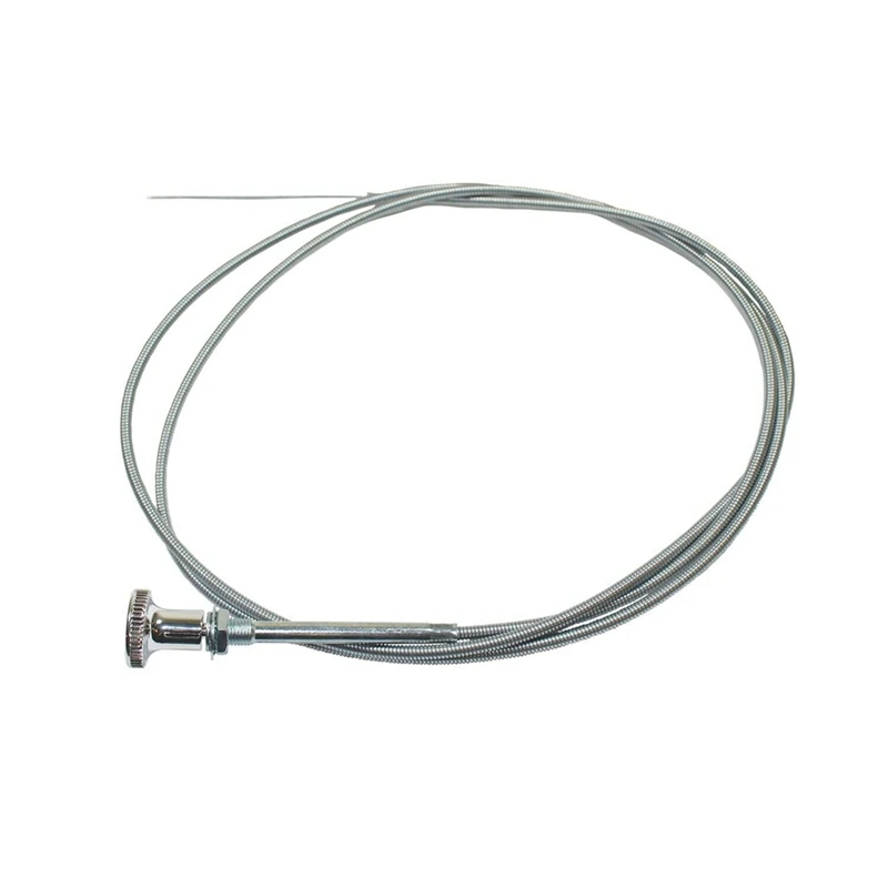 Chrome Universal 6 ft Push Pull sýtič škrtiaci klapka Kábel Časť pre hot potkan Rod Holley Edelbrock