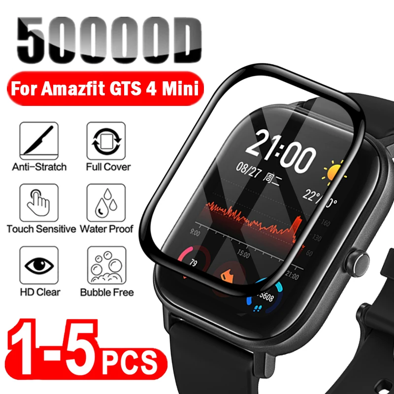 Chránič celej obrazovky pre AmazFit Watch GTS 2E 2 3 4 Mini GTR 4 3 Pro Protectect Film pre AmazFit Bip S Lite U Pro BIP 3 Pop Pro