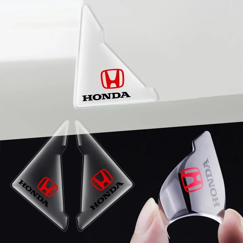 Chránič dverí s priehľadnou nálepkou automatického rohu pre Honda Mugen Power Typer Civic Accord CRV Automatické ozdoby nálepky Styling