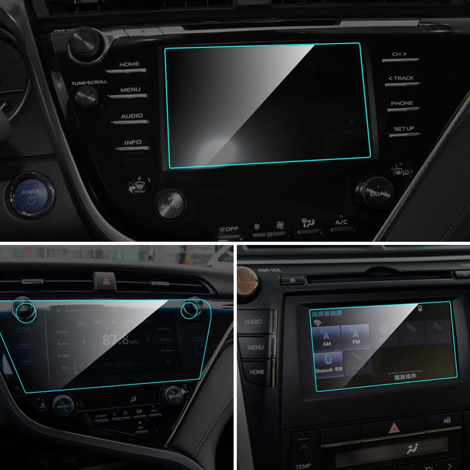 Chránič navigačnej obrazovky CAR GPS Automatický interiér Temperované sklo Protectívne filmy Automatické doplnky pre Toyota Camry 2006-2011