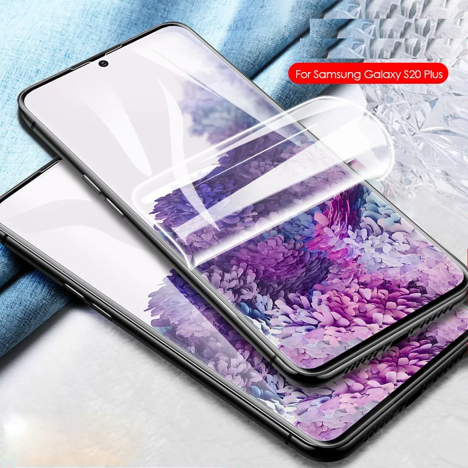 Chránič obrazovky pre Samsung Galaxy Poznámka 9 10 Pro S10 Plus Hydrogel pre Samsung A9 A8 A7 A6 Plus 2018 A5 2017 5G Not Glass