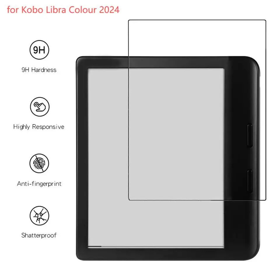 Chránič obrazovky s temperovanou sklenenou pre chránič Kobo Libra Color 2024