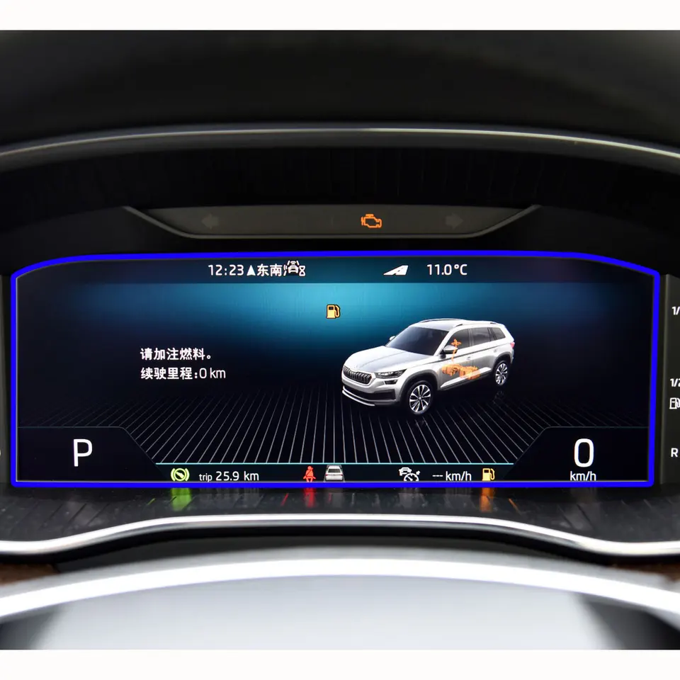 Chránič obrazovky s temperovaným skleneným skleneným chráničkou pre skod Columbus Octavia/Kodiaq/Superb/Karoq/Kamiq 10.25inch CAR LCD LCD DIZORT 2019