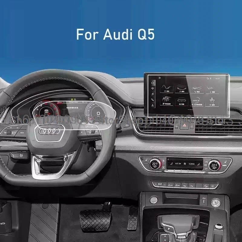 Chránič obrazovky Tempered Glass pre Audi Q5 80A MK2 2021 2022 Navigácia automobilov Proti-štrbina Filmové príslušenstvo