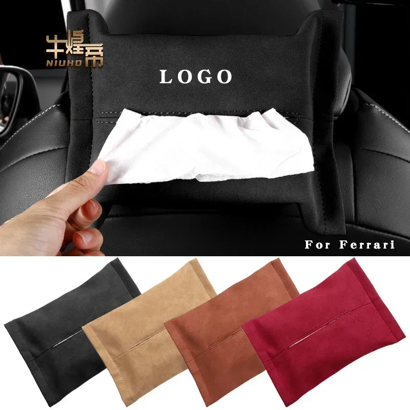 Chránič vrecka Tissue Tissue Tissue pre Ferrari 458 812 F430 599 296 FF SF90 F488 F12 Vnútorné príslušenstvo Tissue Back Sedadla.