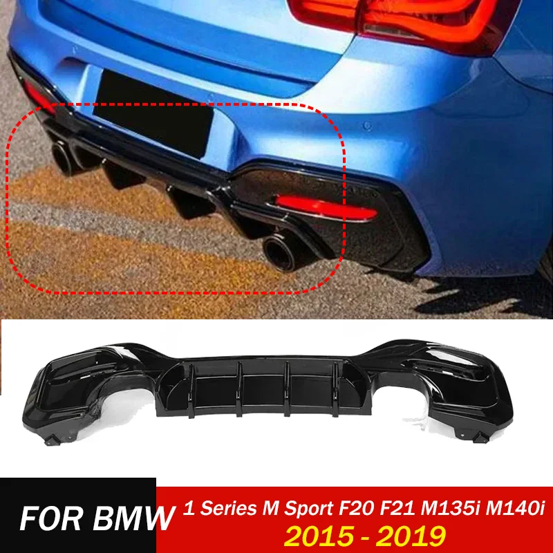 Chránič zadného nárazníka pre chránič BMW 1 Series M Sport F20 F21 M135I M140I 2015-2019 Zadný splitter Splitter Body Kit