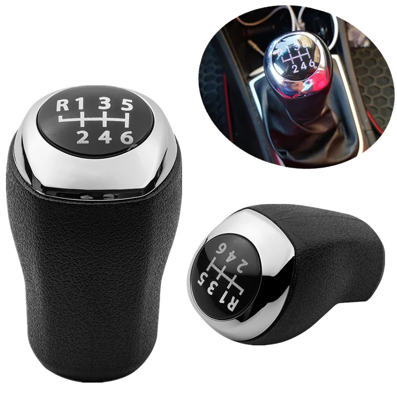 Chrómová / matná radovacia páka Shifter Shifter Handball Stick Ruck Ruck Hlava pre Hyundai Elantra GT Accent Solaris Avante MD I30