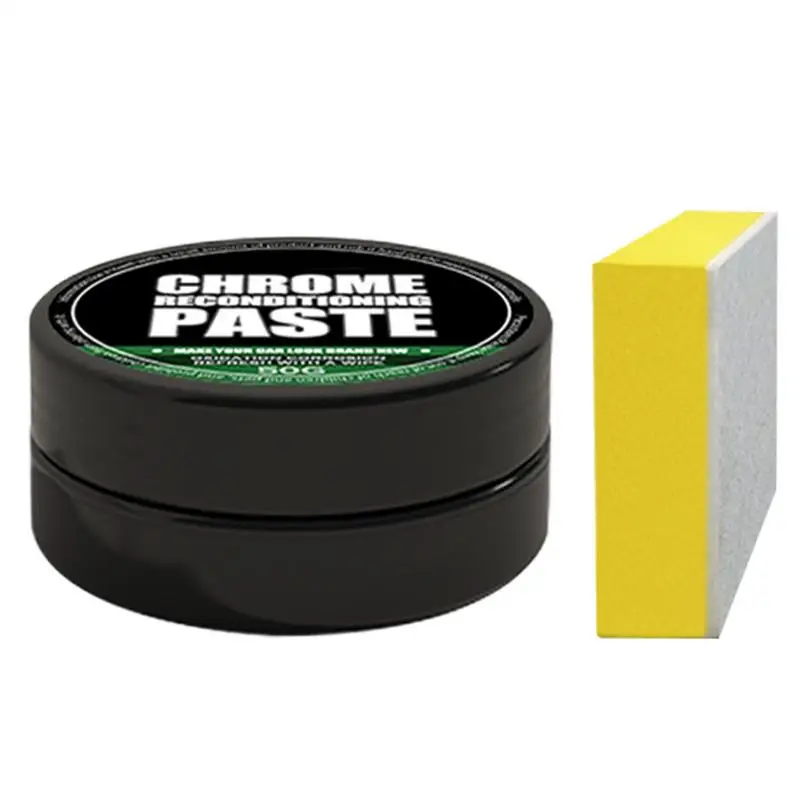 Chrómové a kovové laky účinné 50G leštiace voskové ochranné leštiace leštiace pasta Scratch Remover pre automatické chrómové diely
