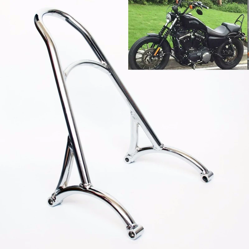Chrómový motocykel Odnímateľný zadný cestujúci sissy bar opera pre Harley Sportster Iron XL 883 1200 48 72 2004-2015
