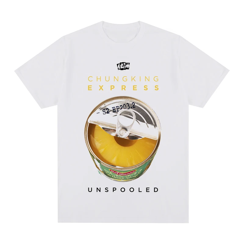 Chungking Express Wong Kar-Wai film Vintage Classic Chinese Streetwear Tričko bavlnené mužov