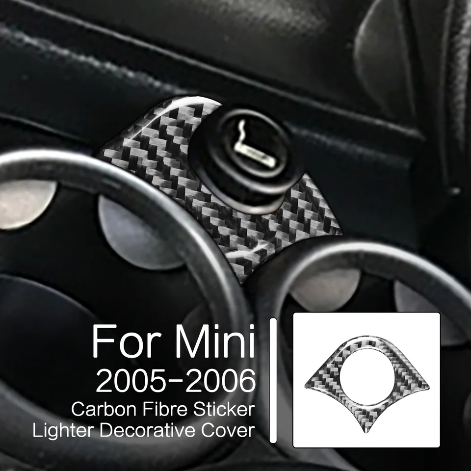 Cigare s nálepkou na nálepku na nálepku na nálepku Cigaret Spater Occoration Cover pre Mini Cooper S One Hatch R50 R53 2005 2006 Interiors