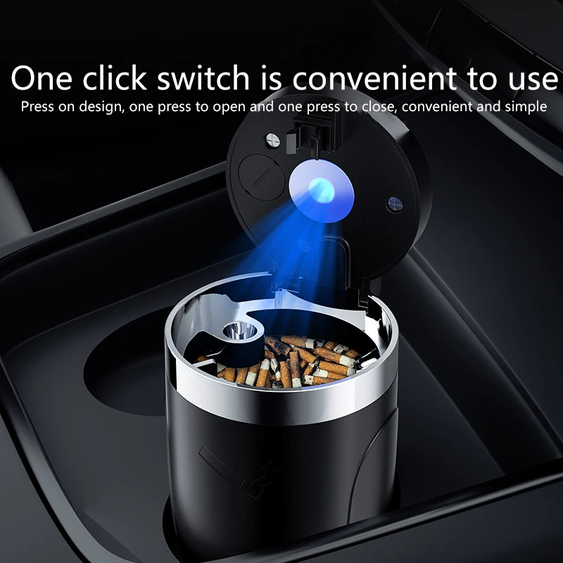 Cigaret Ashtray Interiérové ​​diely auto Cigaret Cigaret Pohár popola
