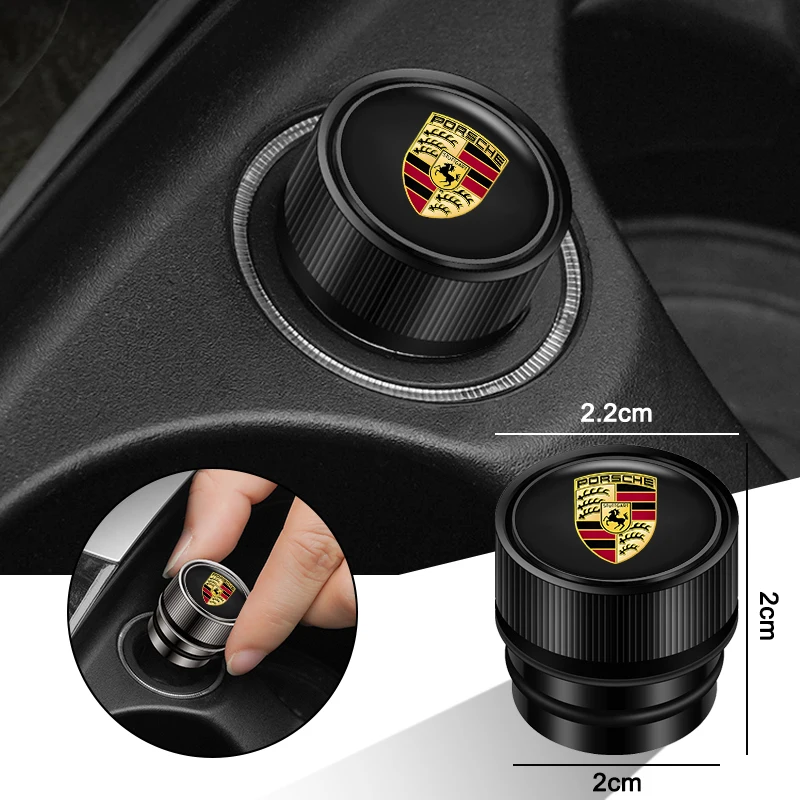 Cigareta Cigaret Righter Cover Draf Dore Decoration Cap pre Porsche Cayenne Panamera Macan 911 718 Taycan Boxster Cayman 918