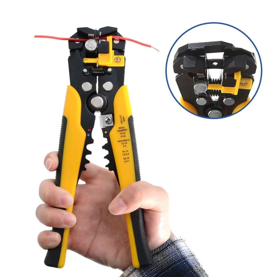 Citter Cutter Cutter Nastaviteľné automatické drôtové striptérka Multifunkčný strippingový kliešte na kliešte terminálové ručné náradie Nové kliešte Nové