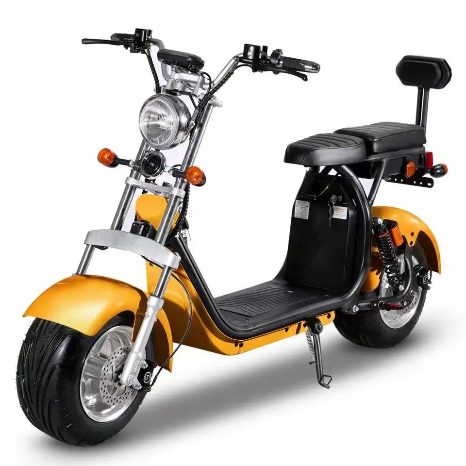 CityCoco Self-Bating Electric Secootters, Fat Tire Off Road Electric Scooter Dospelý, Scooter Electric City Coco Europe Warehouse