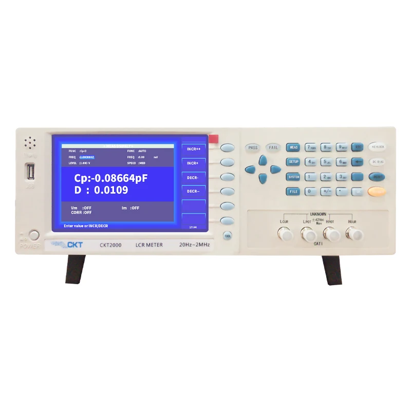 CKT2000 LCR Digitálny indukčný tester merač mostov