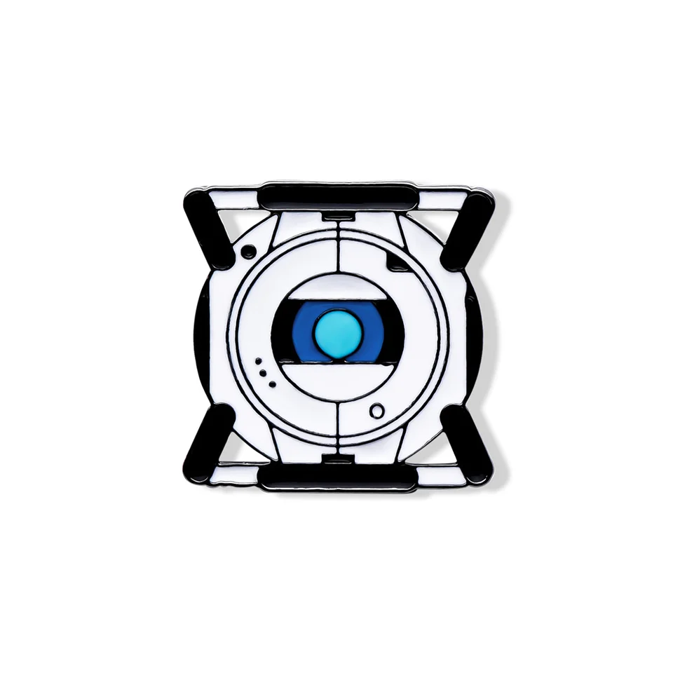 Classic Wheatley Portal Pin Aperture Science Science Smalt Pin Collection Collection Darček šperky