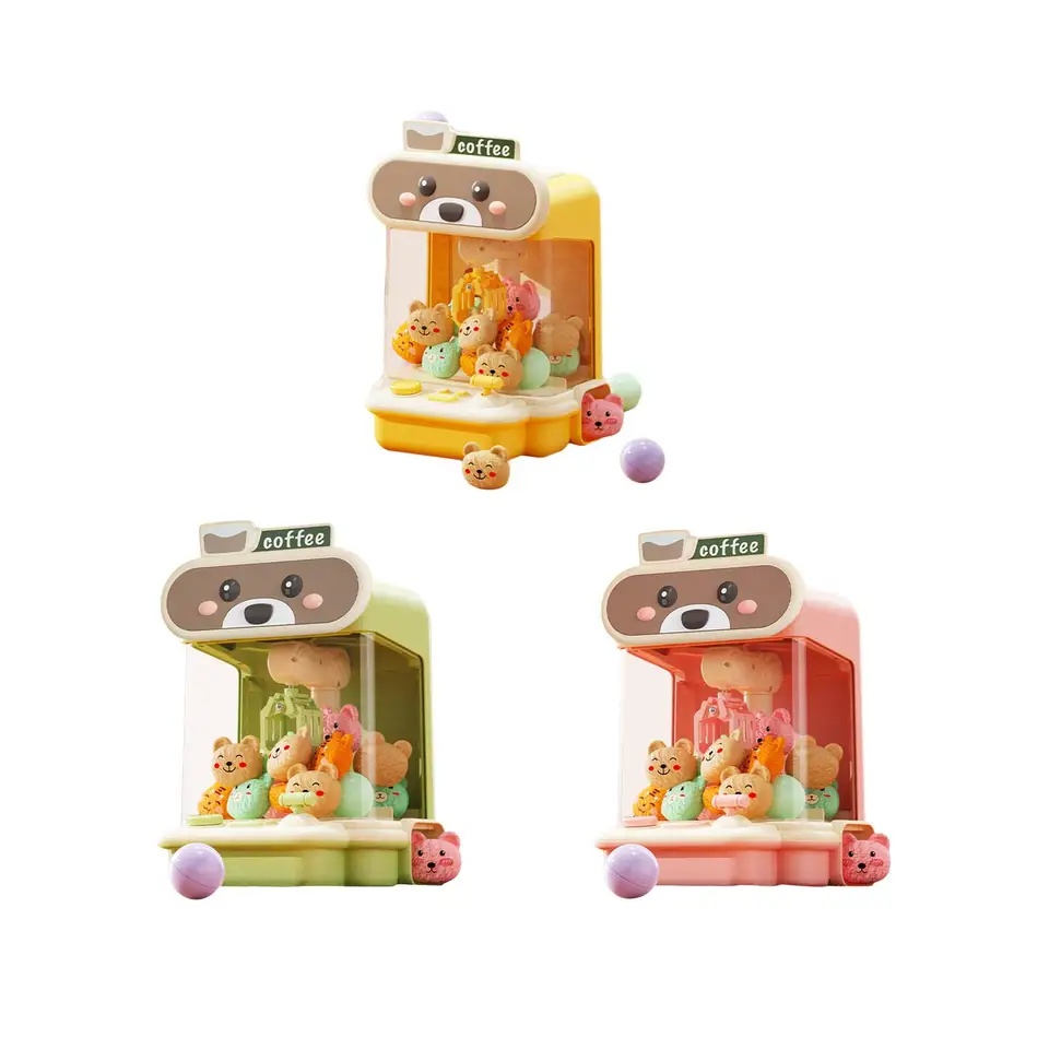 Claw Game Machine for Boy and Girls Vzrušujúce vnútorné párty uprednostňujú s hudbou Deti Dening Hračky Mini Candy DispenSer za 10 bábik