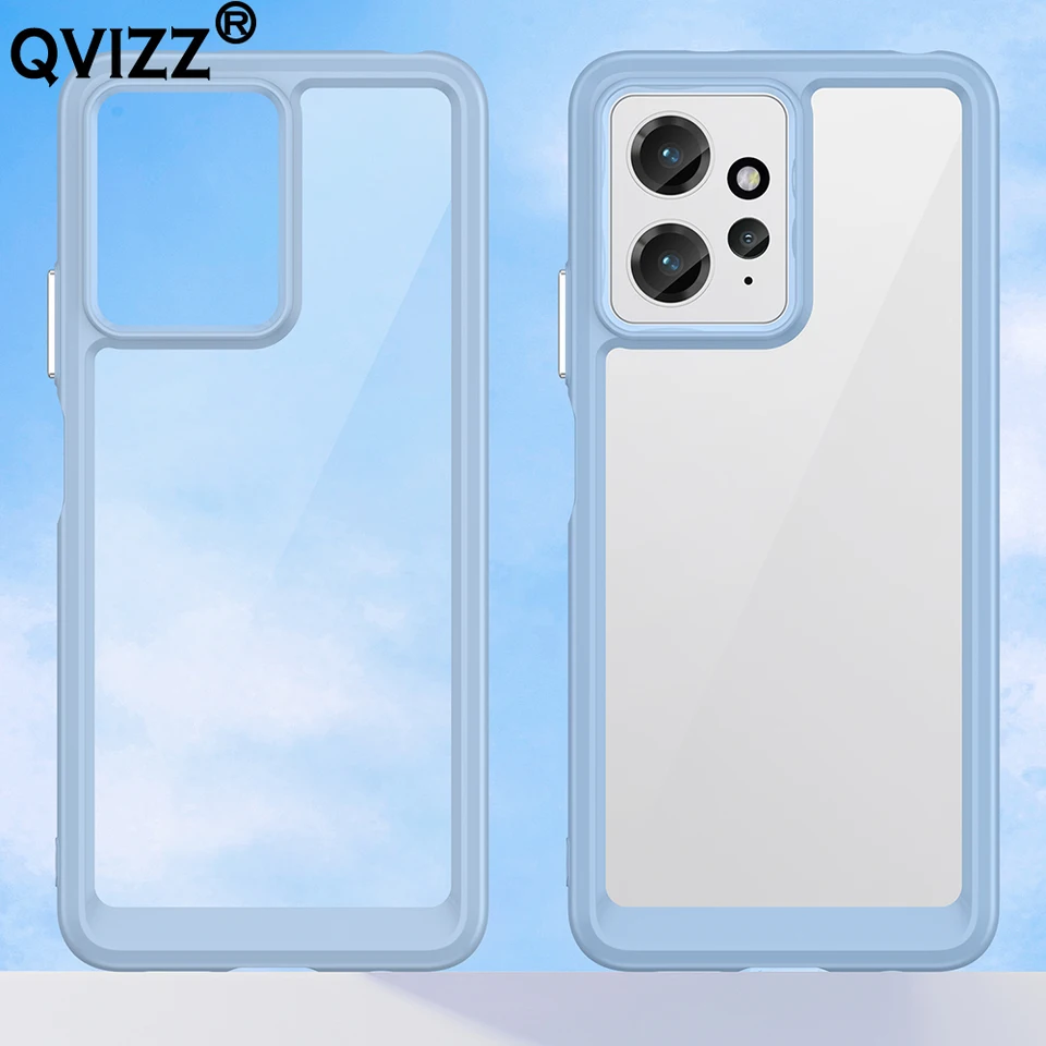Clear Case pre Xiaomi Redmi Poznámka 12 4G 23021RAAEG 23021RAA2Y LUXURY ULTRAHINNÝ SOFTRES HRAGE SOCPORPOPLE PLAFIER PLAFIER Redminote124G