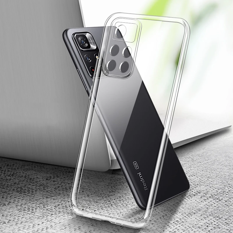 Clear TPU pre Xiaomi Redmi Poznámka 11 Pro Plus Prime 11a 11e 11T 11S 11R 4G 5G TELEZPEČNÉ POZABY POZNÁMKA11 11PRO Soft Silikone