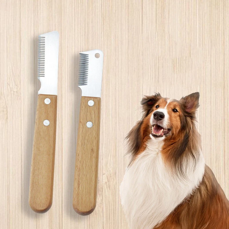 Clipper pre domáce zvieratá 1pc starostlivosť Nožnice Cat & Dog Brush Hair Scraping Scraping
