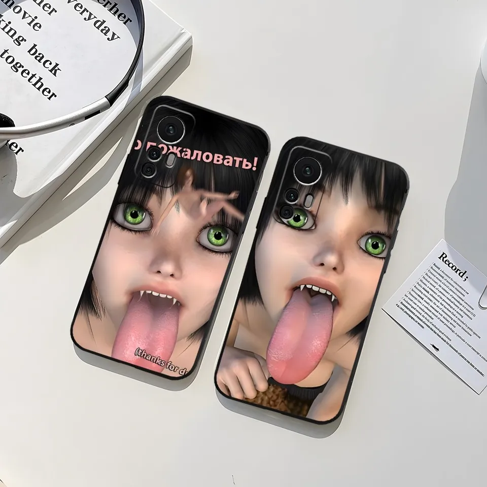 CLMJ Cool Girl Punk Y2K telefónny prípad Fundas pre Xiaomi Redmi Note 14 10 13 12 Pro Poco F4 F5 X5 Pro 12 13 11T Lite Ultra Cover