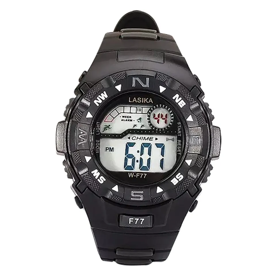 Clock Sports Watch Multi vodotesná študentská alarmová funkcia elektronické módne inteligentné hodinky Girls Smart Watch pre 9 -ročné dievča