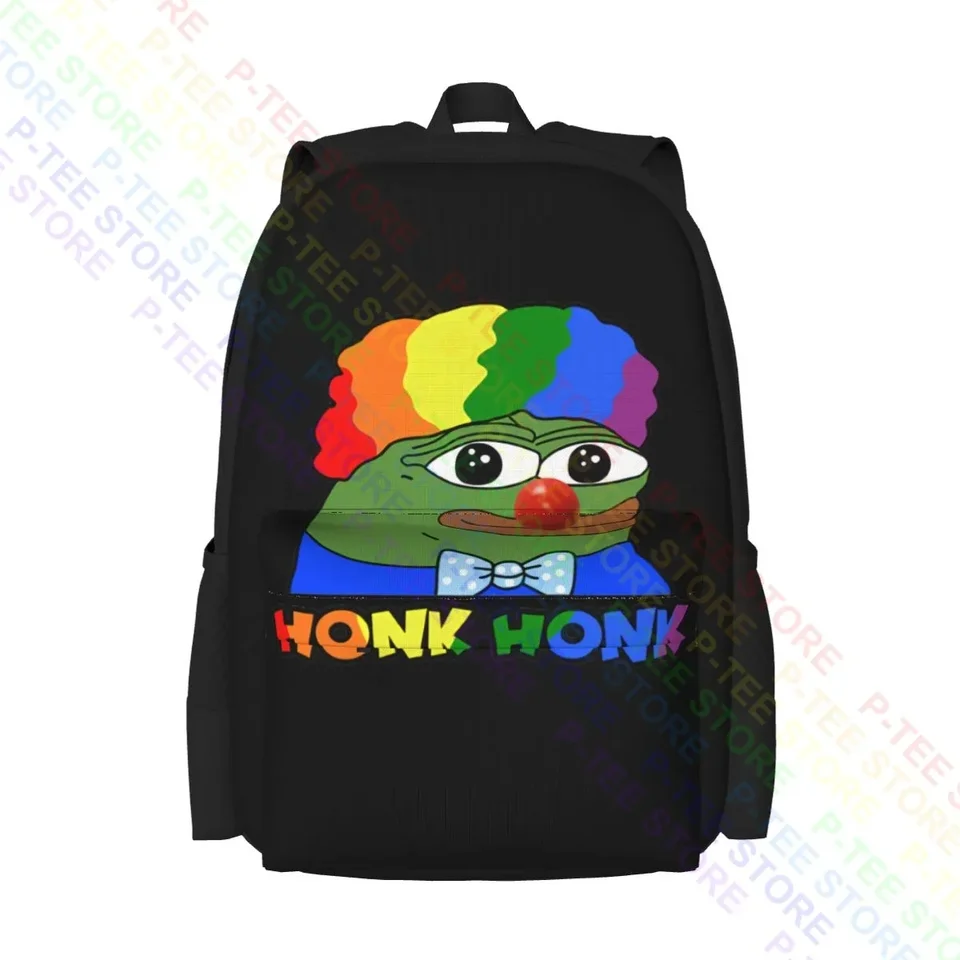 Clown Pepe Honk Honkler Meme Veľký kapacita batoh najnovšej výcvikovej telocvične tote tašky na cestovanie