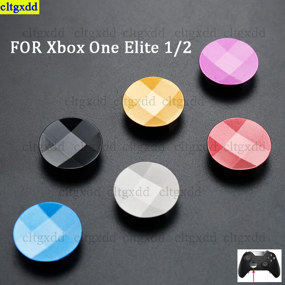 Cltgxdd 1 kus kovové kruhové krížové tlačidlo a smerové tlačidlo vhodné pre príslušenstvo Xbox One Elite Series 1/2