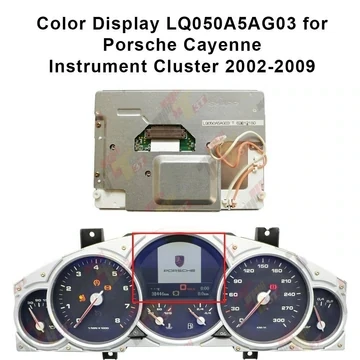 Cluster Schadometra farebného displeja za 2004 -2010 Porsche Cayenne prístrojový klaster