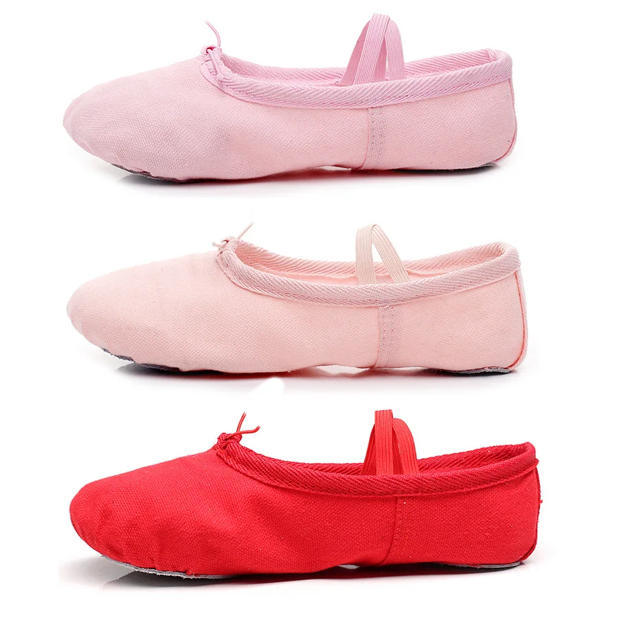 Clyfan baletné topánky pre dievčatá baletné topánky Žena Dancing Plink Canvas Soft Sole balet Dance topánky Dievčatá Dámske baletné papuče