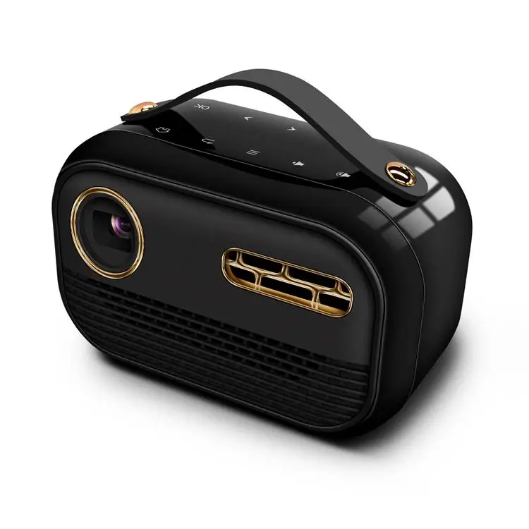 Clytte New P16 Mini DLP projektory 4G+32G Prenosný projektor pre outdoor Entertainment 3D LED Wireless Beamer Najlepší malý projekt