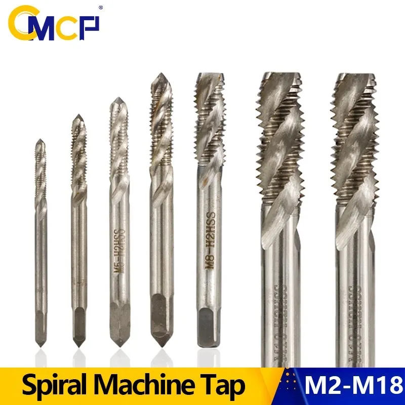 CMCP Metric Tap HSS oceľová špirálová flauta skrutkovača kohútik M2-M18