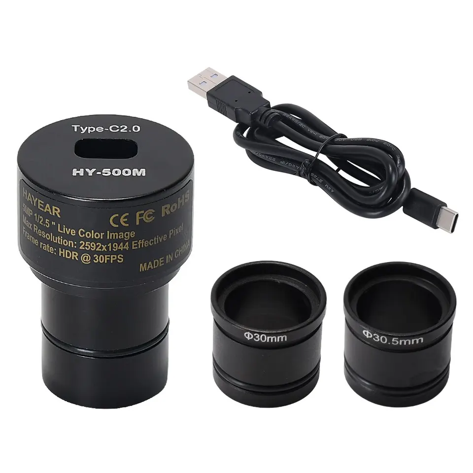 CMOS mikroskopová kamera 5MP Digitálne elektronické okuláre USB2.0 voľný vodič mikrovopiaca Typec Microscopio Microscopic Oceula