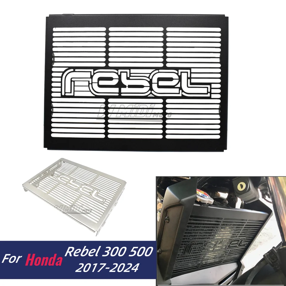 CMX300 CMX500 RADIÁTOR GRILL COUND COUND PRE HONDA Rebel CM CMX 300 500 2017-2024
