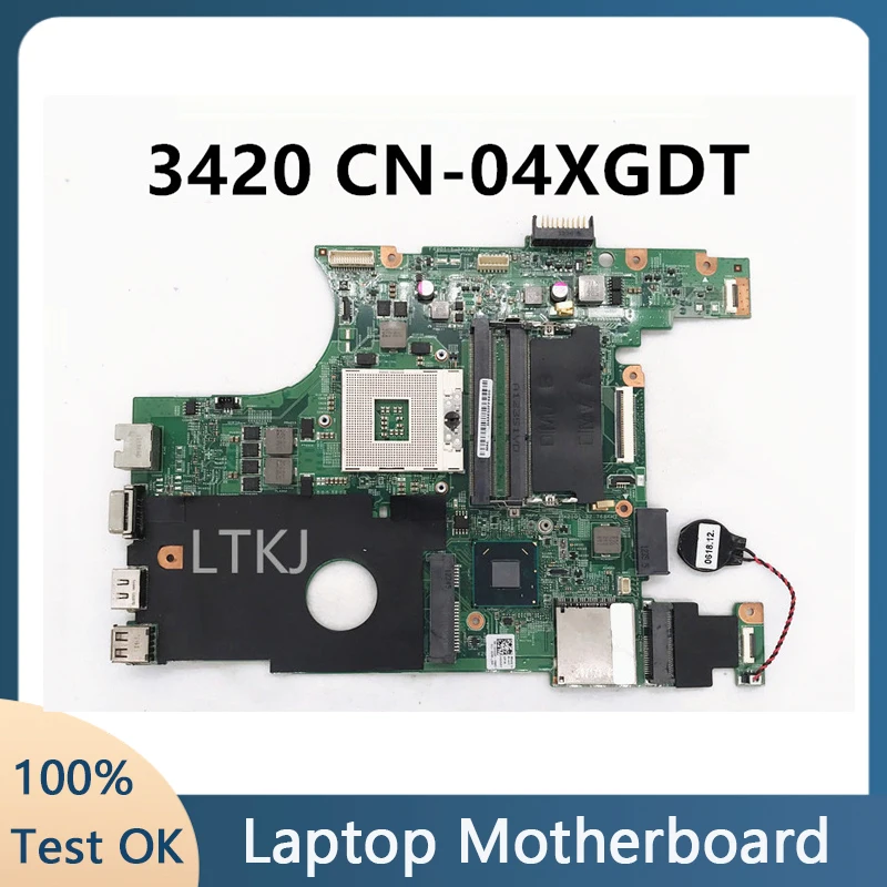 CN-04XGDT 04XGDT 04xgdt HASICAL pre DELL Inspiron 14 3420 Základná doska LAPTOP HM75 DDR3 100% PLNÁ Testovaná OK pre Dell Mainboard