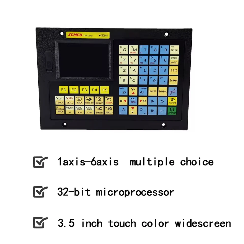 CNC frézovací systém, ovládač bez spojovacích hriadeľov 1-6 xc609m Plate Starter, Kombinácia gravírovania stroja