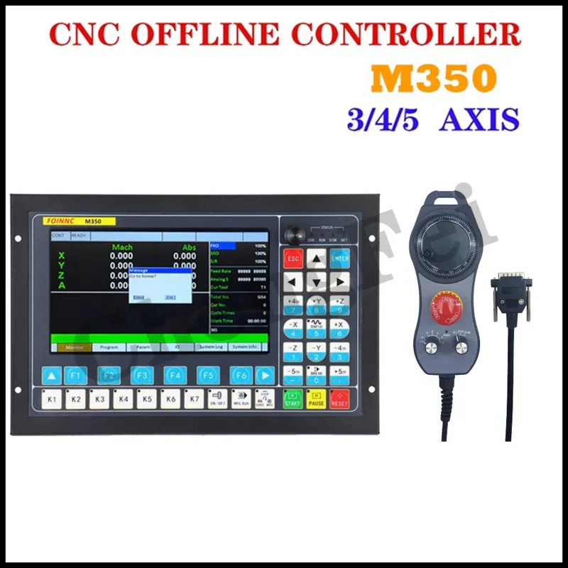 CNC M350 DDCS-EXPERT 3/4/5 AXIS CNC Standalone Offline Controller Support Close-Loop Steper/ATC Controller Miesto MDCSV3.1 MPG