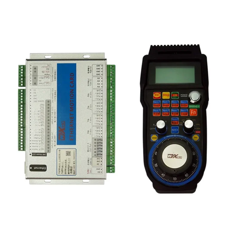 CNC Mach3 Controller 3/4 Kit XHC 4- Wireless Mach3 MPG prívesok ručné koleso WHB04B-4 3/4-Axis Mach3 Ethernet Control Card Card